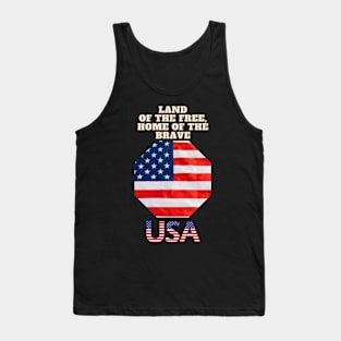 Land of the Free, Home of the Brave Tank Top